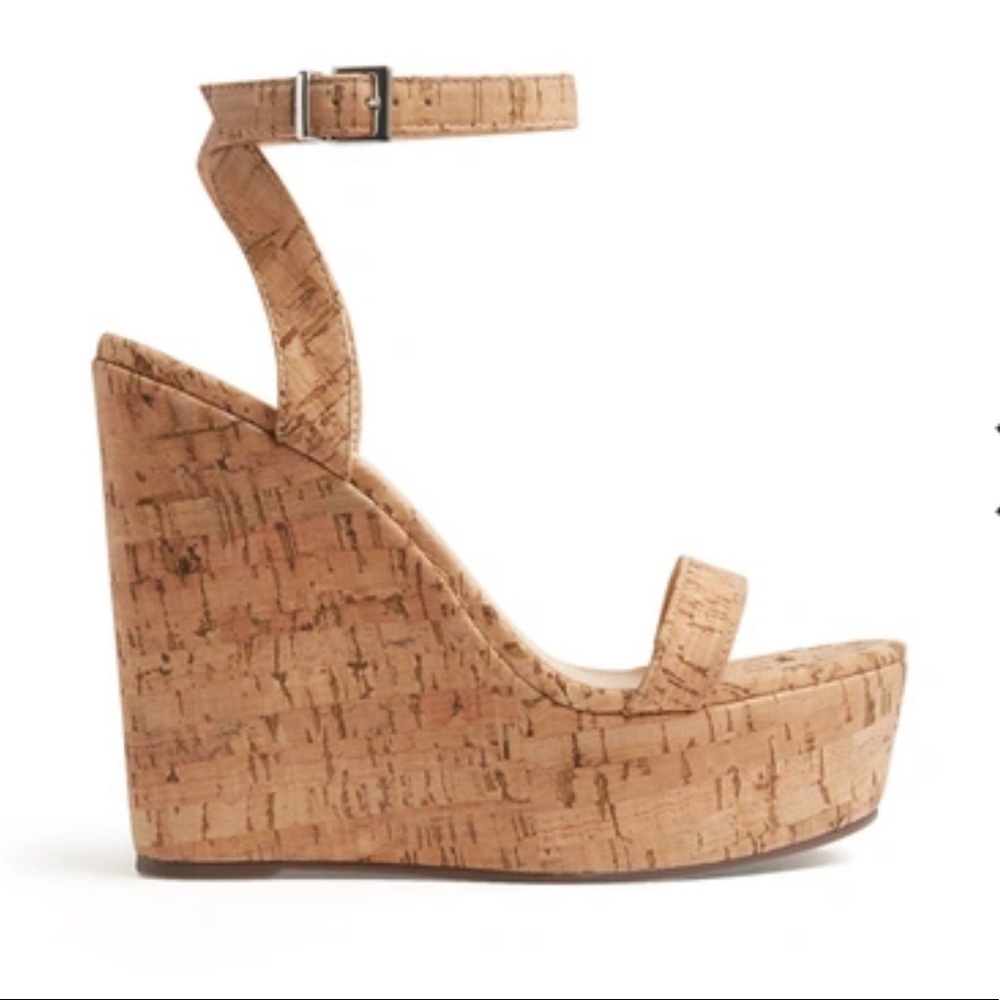 Women's Eduarda Platform Wedge Sandals In Natural Cork